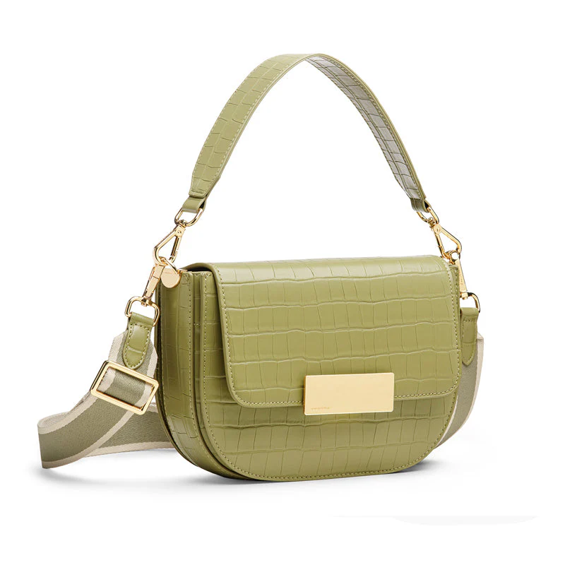 Gaia Crossbody Saddle Bag