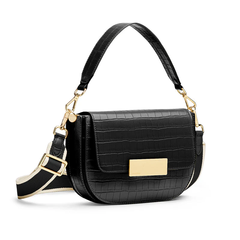 Gaia Crossbody Saddle Bag