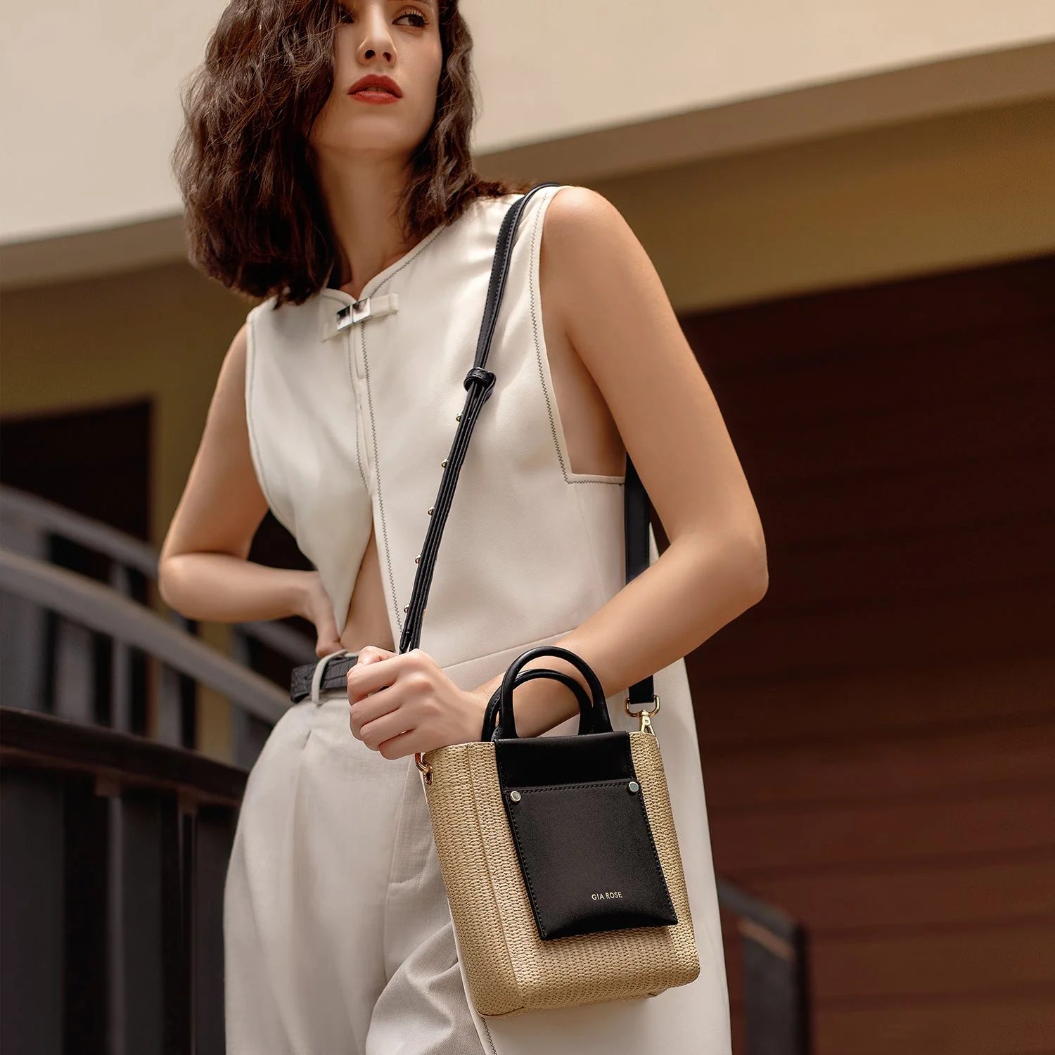 Nicola Mini Tote Woven