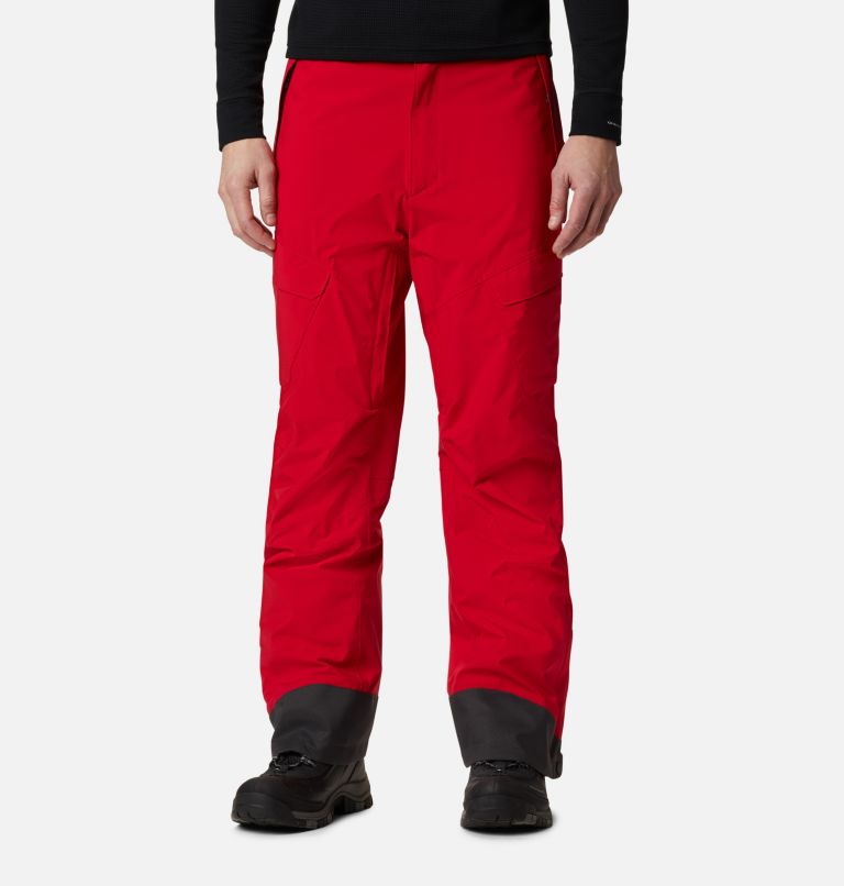 Khaki Men's Columbia Powder Stash Ski Pants | RWKHFE-892 - Columbia Outlet