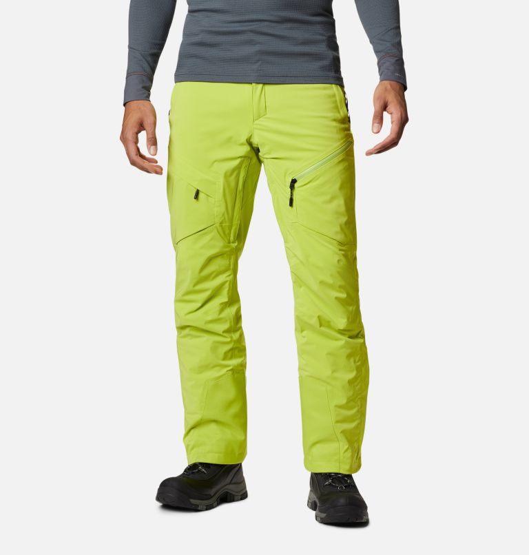 Yellow Men's Columbia Wild Card Ski Pants | OBTFZG-593 - Columbia Outlet