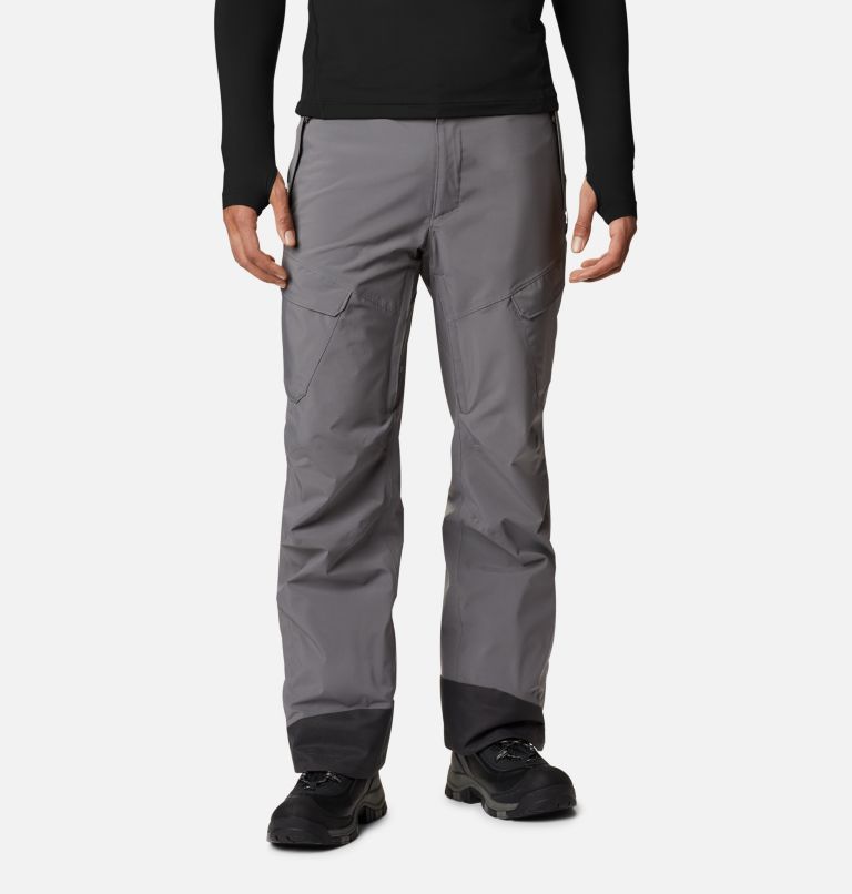 Khaki Men's Columbia Powder Stash Ski Pants | RWKHFE-892 - Columbia Outlet