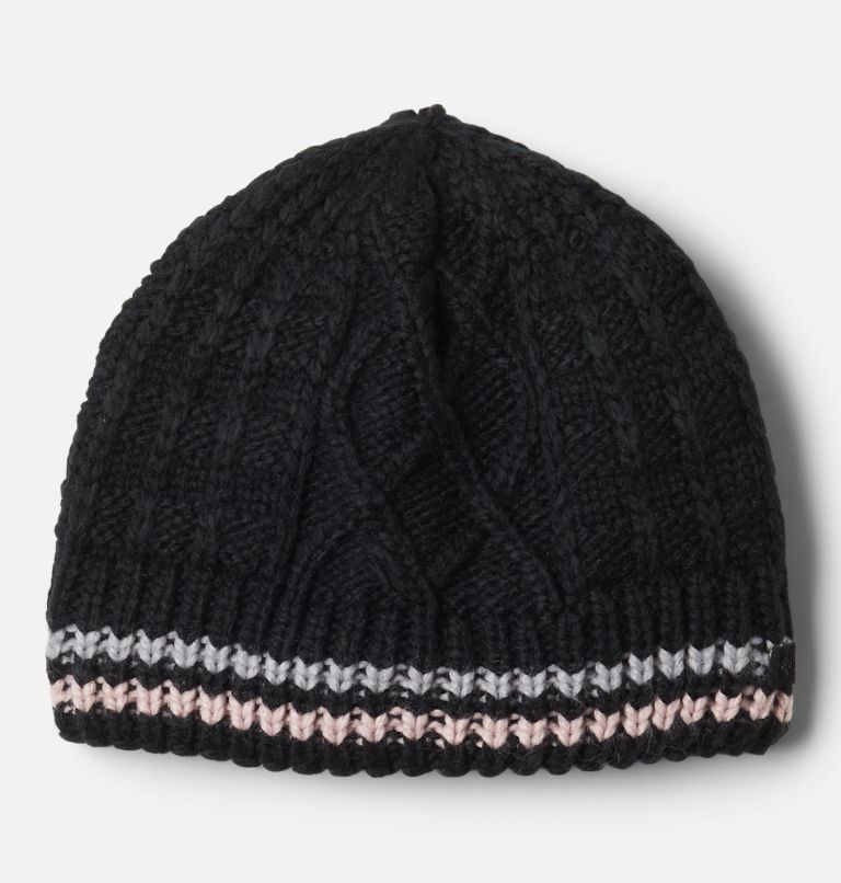 Black Grey Pink Kids' Columbia Cabled Cutie Beanie | PORCDX-534 - Columbia Outlet