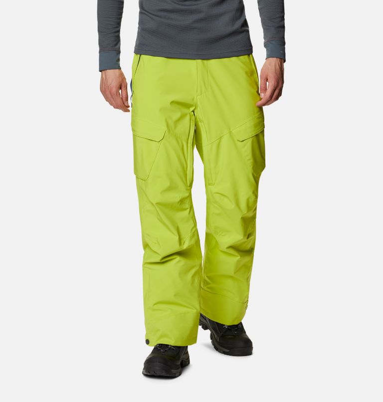 Khaki Men's Columbia Powder Stash Ski Pants | RWKHFE-892 - Columbia Outlet