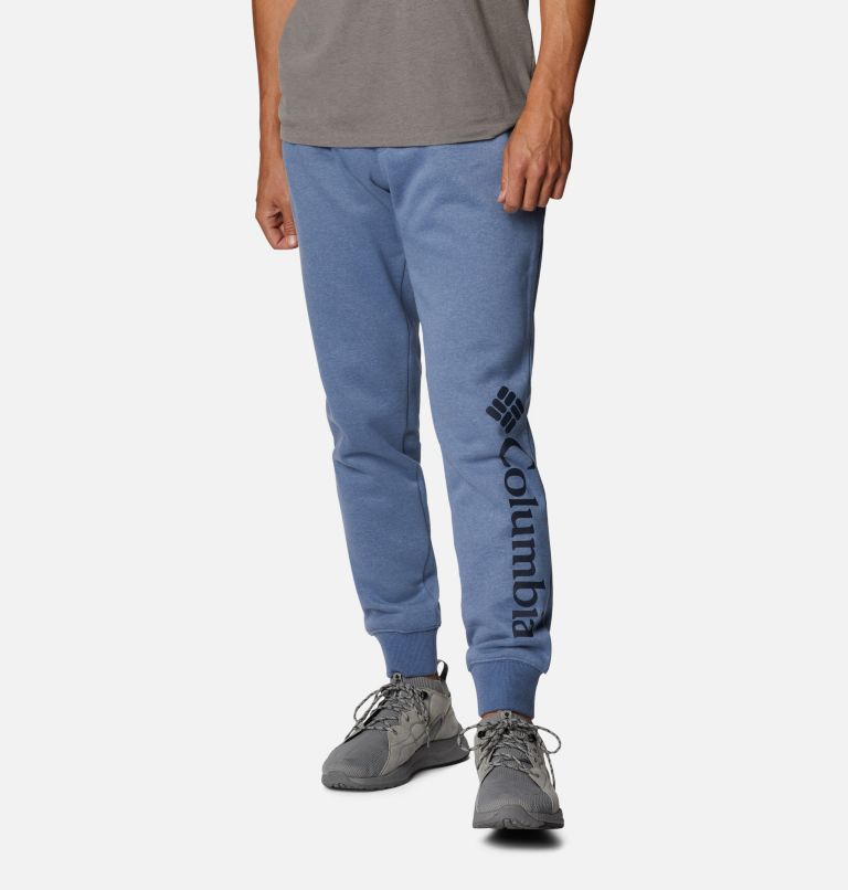 Black Grey Men's Columbia CSC Logo Trail Pants | NWFMDG-650 - Columbia Outlet