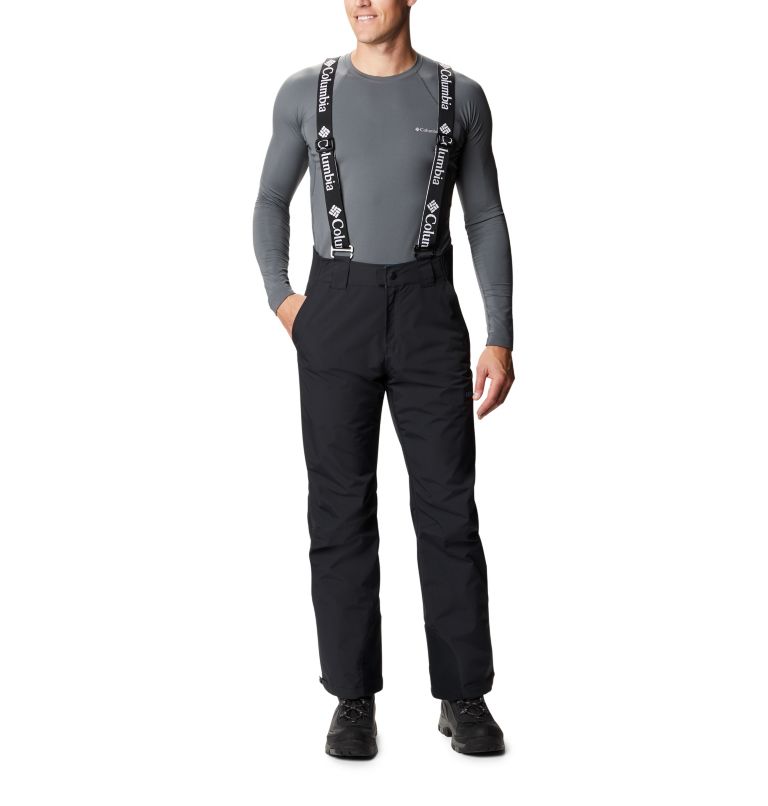 Black Men's Columbia Bugabib Ski Pants | MGZLTW-251 - Columbia Outlet