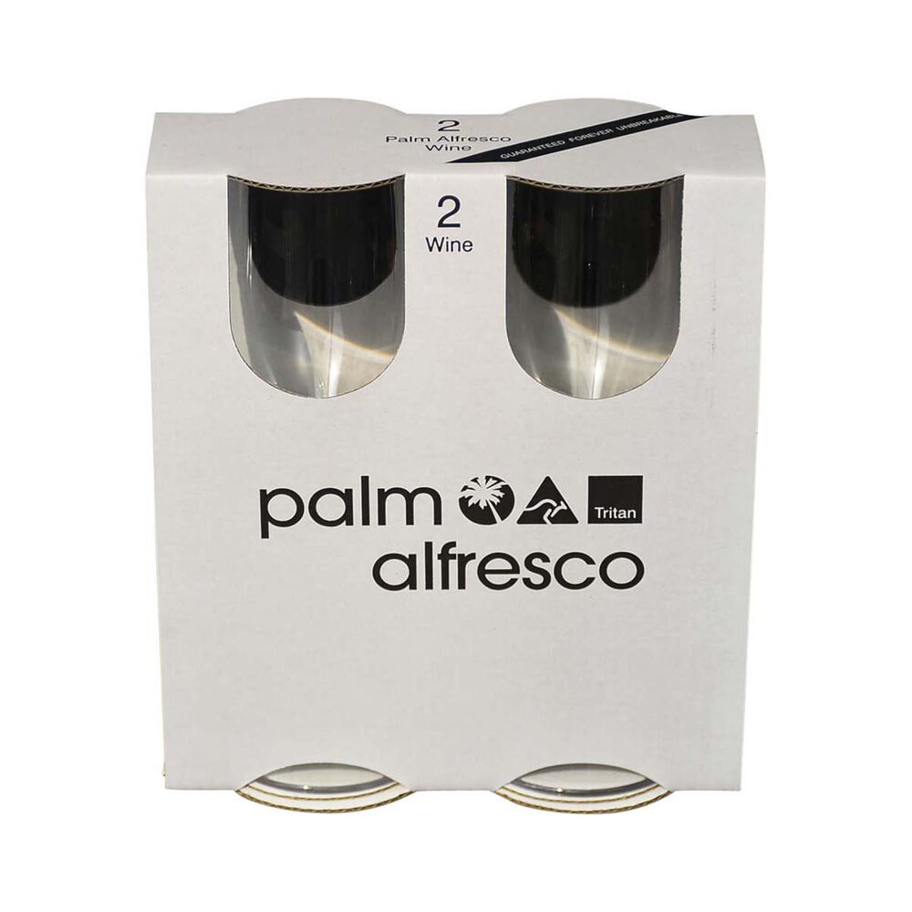 Palm Alfresco Tritan Forever Unbreakable Wine Glass 2 pack