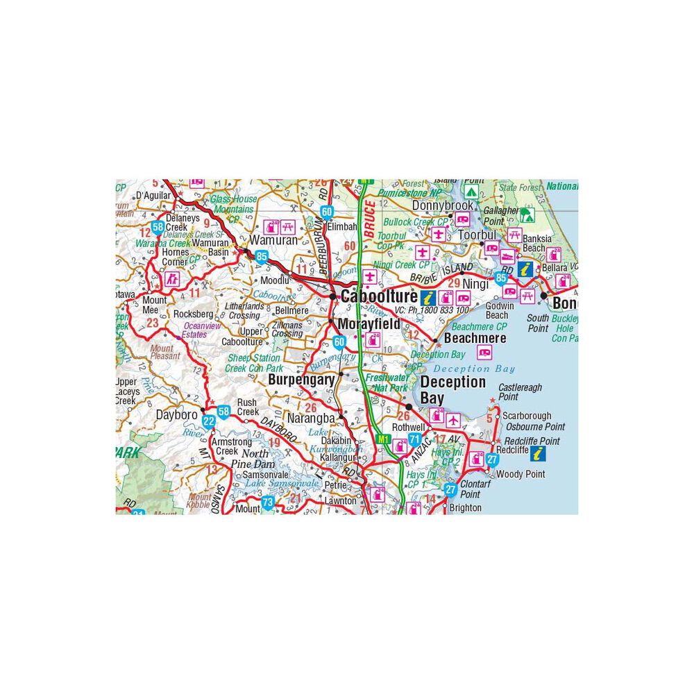 Hema Map Southeast Queensland Map