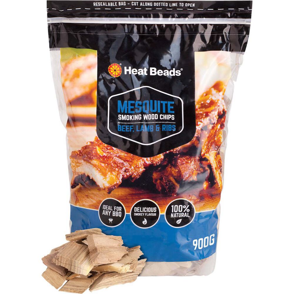 Heat Beads Smoking Mesquite Woodchips 900g