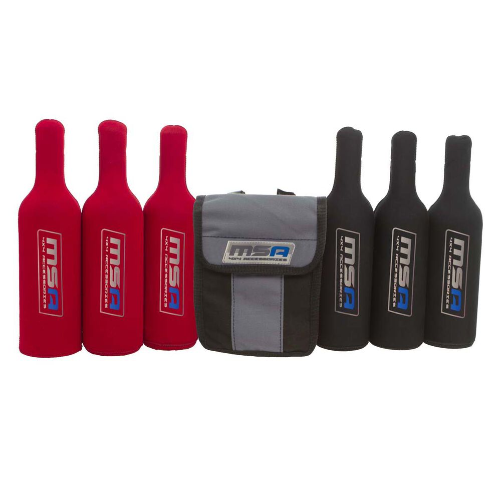 MSA Wine Tubes 6 Pack Red/Black