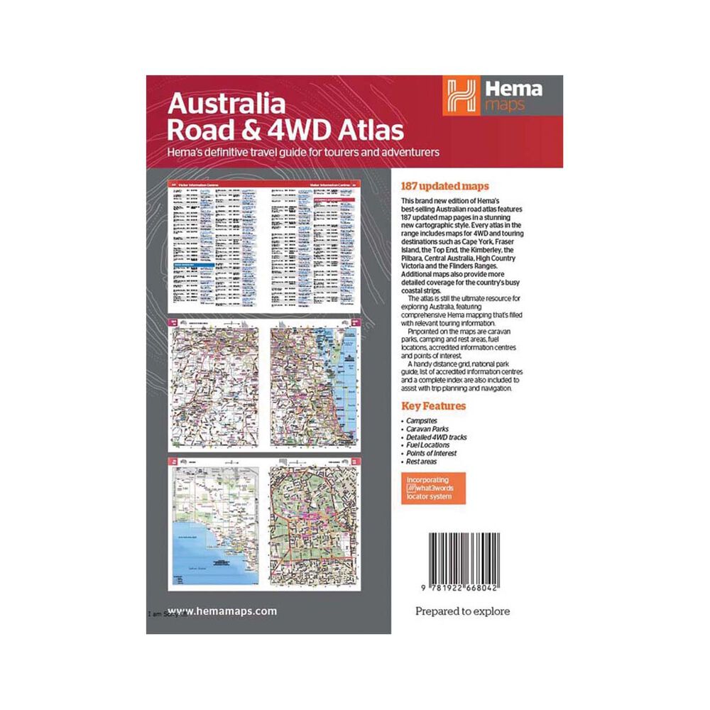 Hema Australia Road and 4WD Handy Atlas