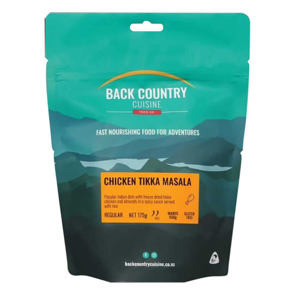 Back Country Cuisine Freeze Dried Chicken Tikka Masala 2 Serve
