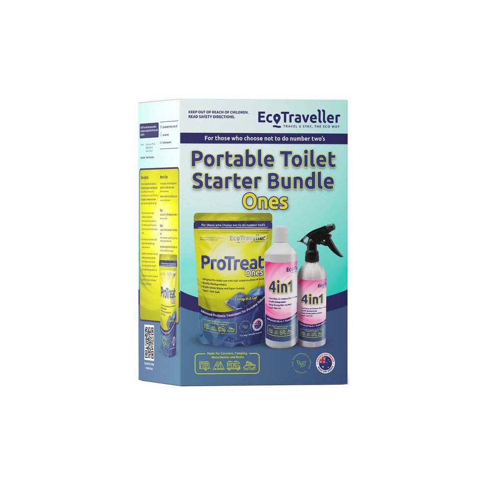Ecotraveller Portable Toilet Starter Bundle Ones