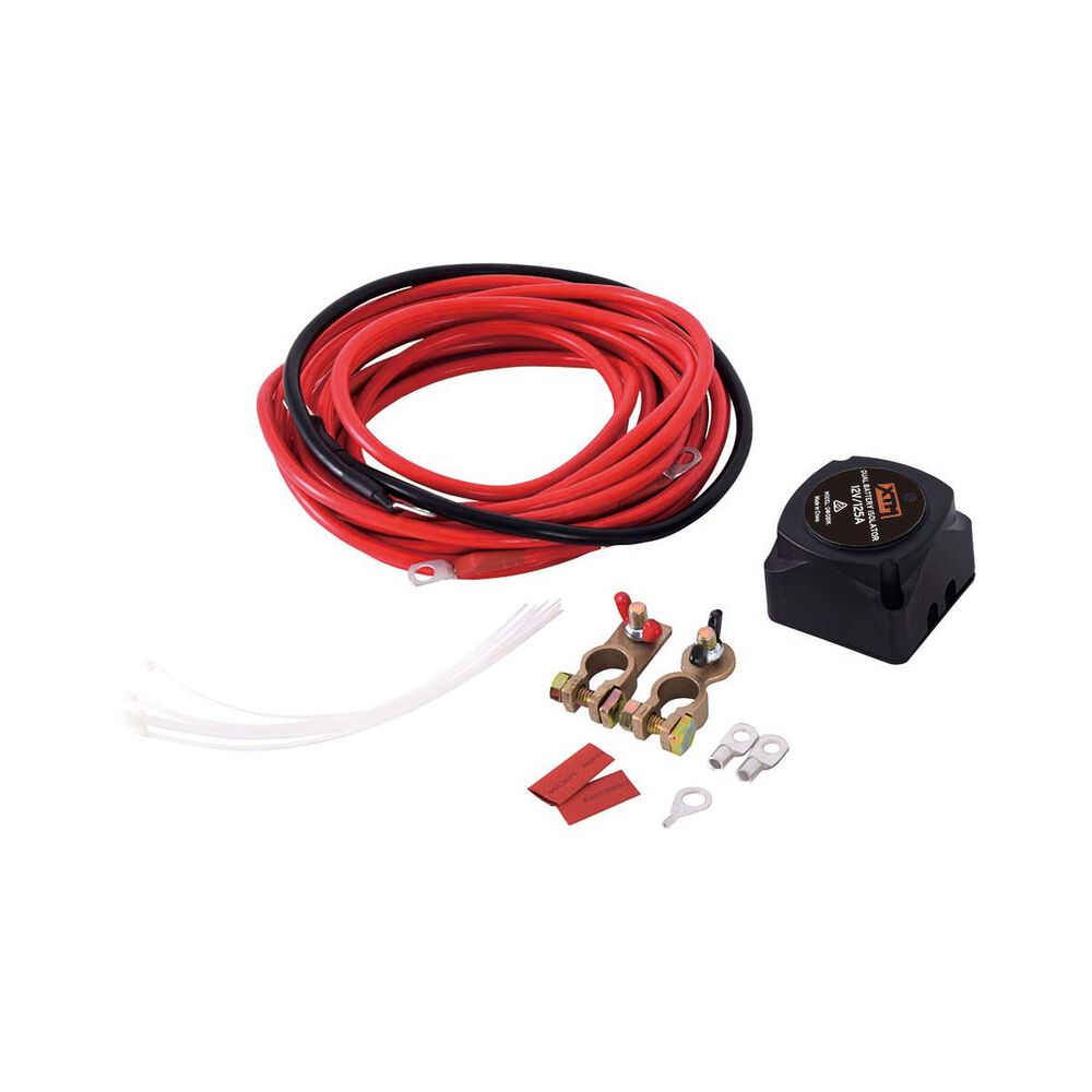 XTM 12V 125Amp Dual Battery Isolator Kit