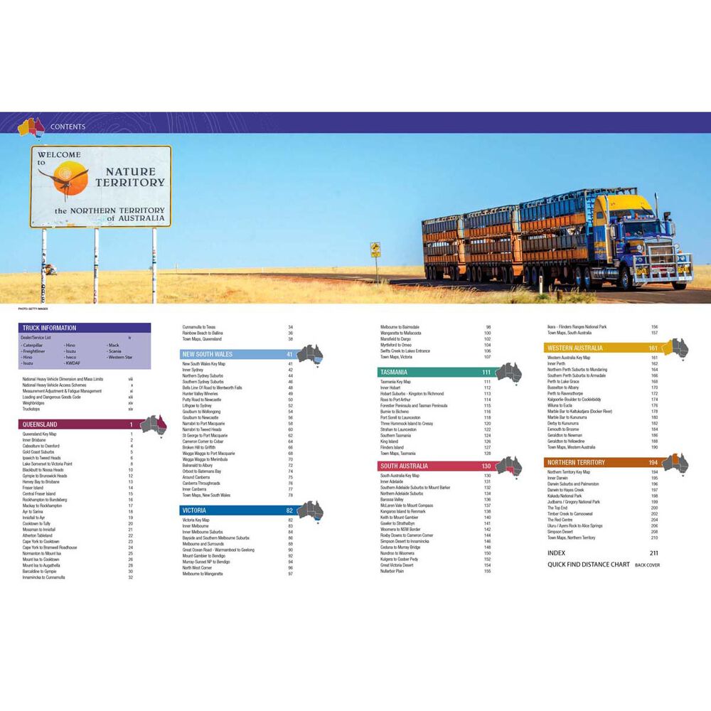Hema Map Australia Truckies Atlas