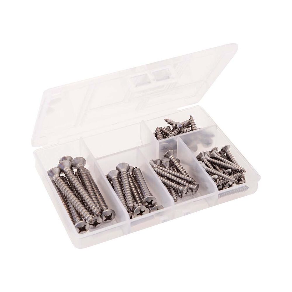 Watersnake Pan Flat Head Screw Kit 68Pcs
