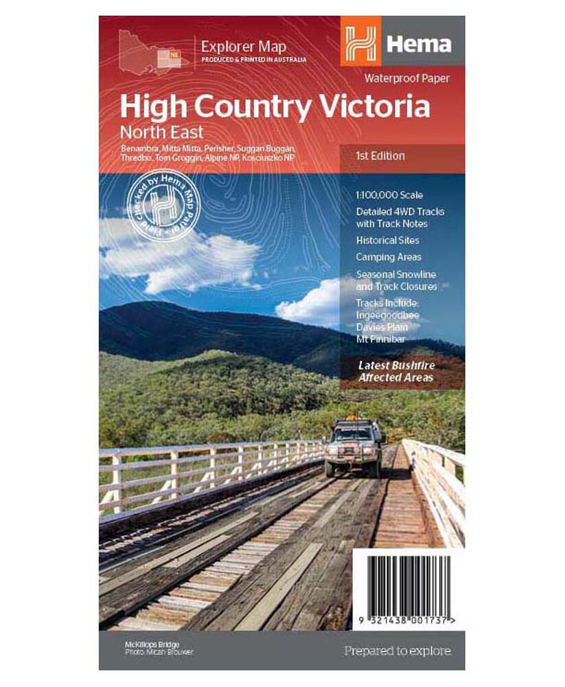 Hema High Country Vic - North East Map