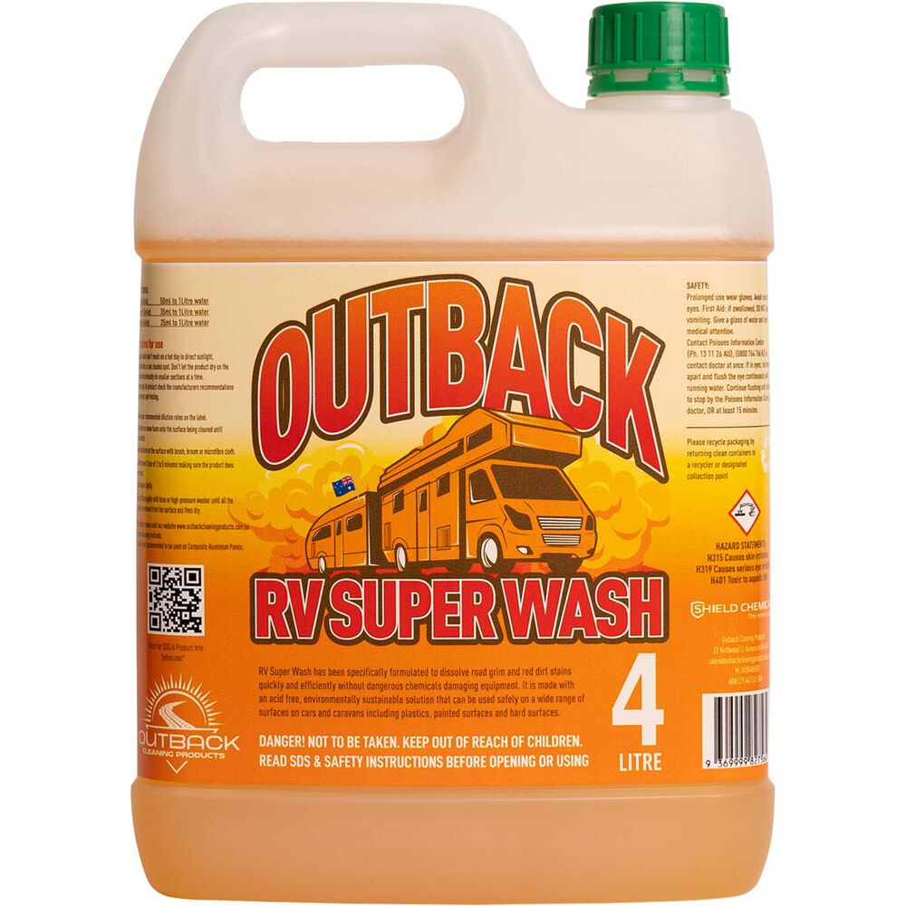 Outback Cleaning Caravan Super Wash 4L