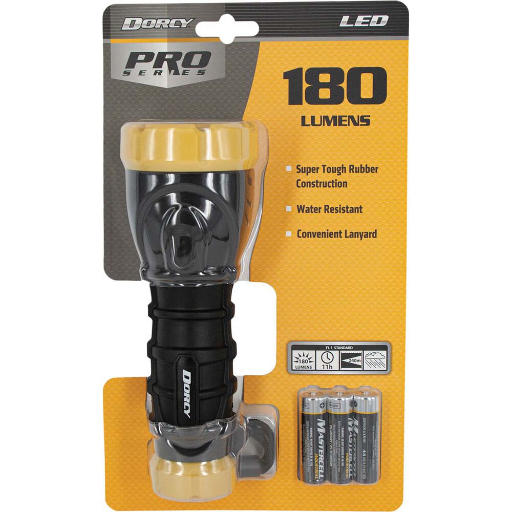 Dorcy 180 Lumen 3AA LED Pro Series Torch