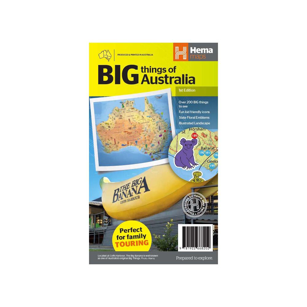Hema Map Big things of Australia Map