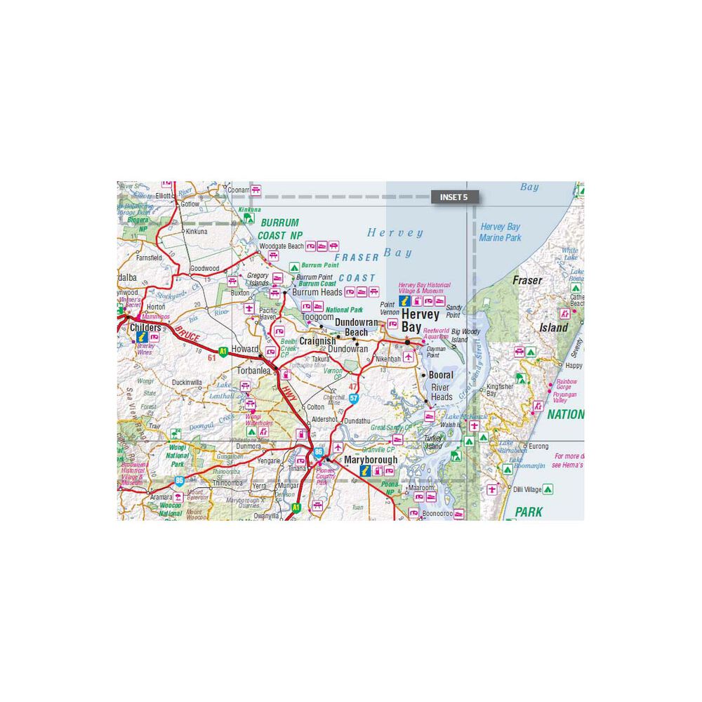 Hema Map Central Queensland Map