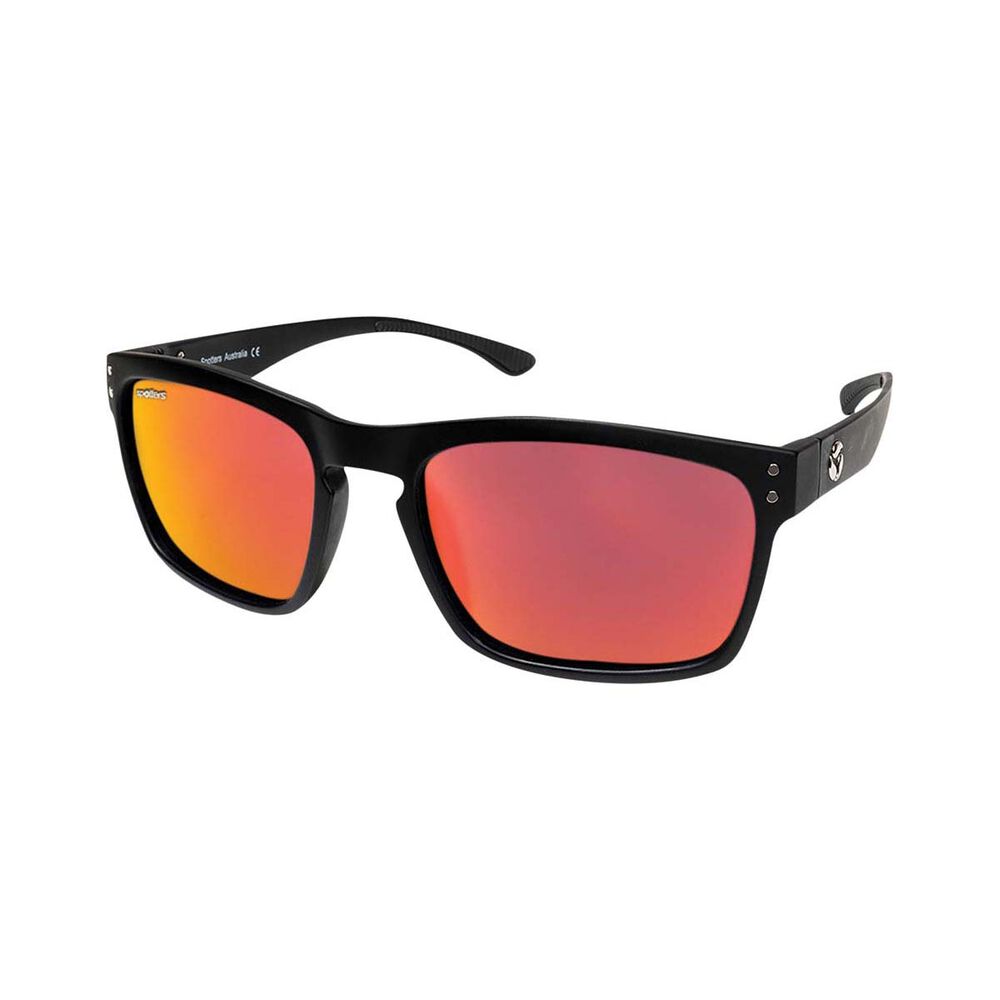 Spotters Unisex Crypto Ignite Sunglasses with Red Mirror Lens