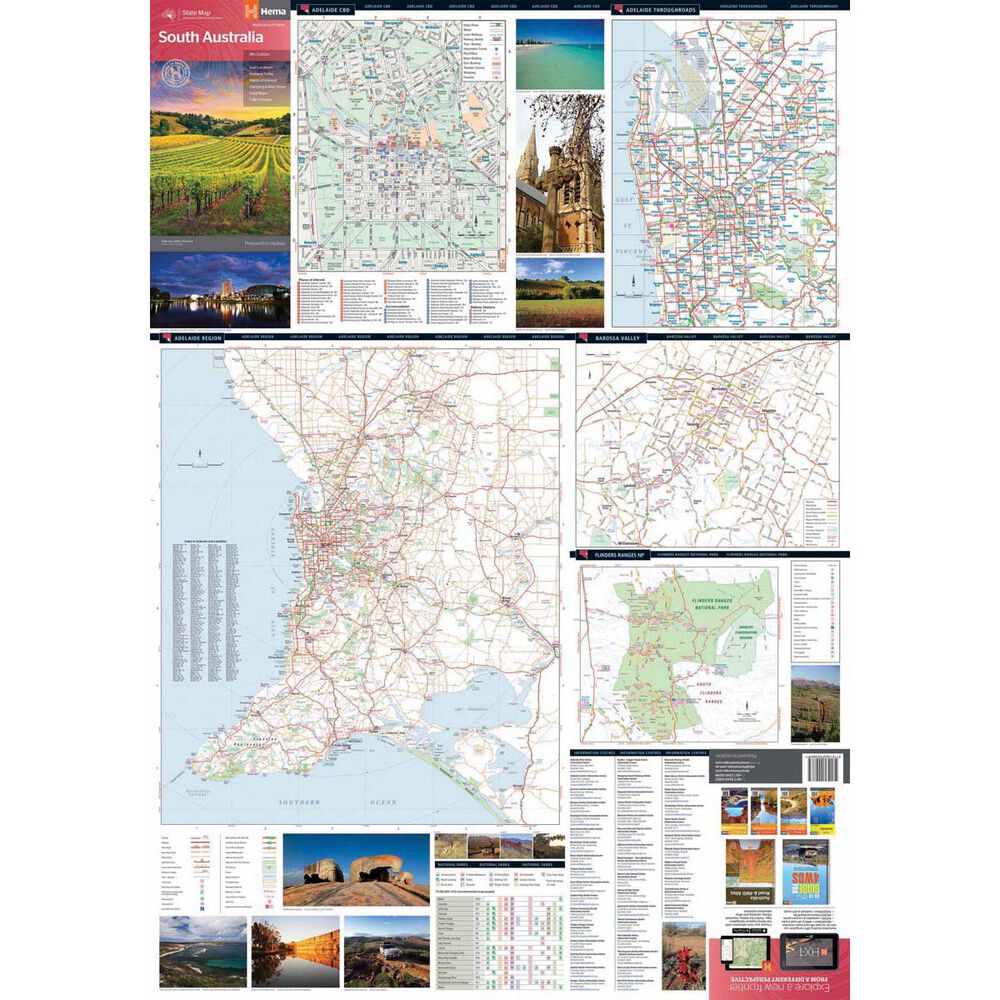 Hema South Australia State Map (8th Edition)
