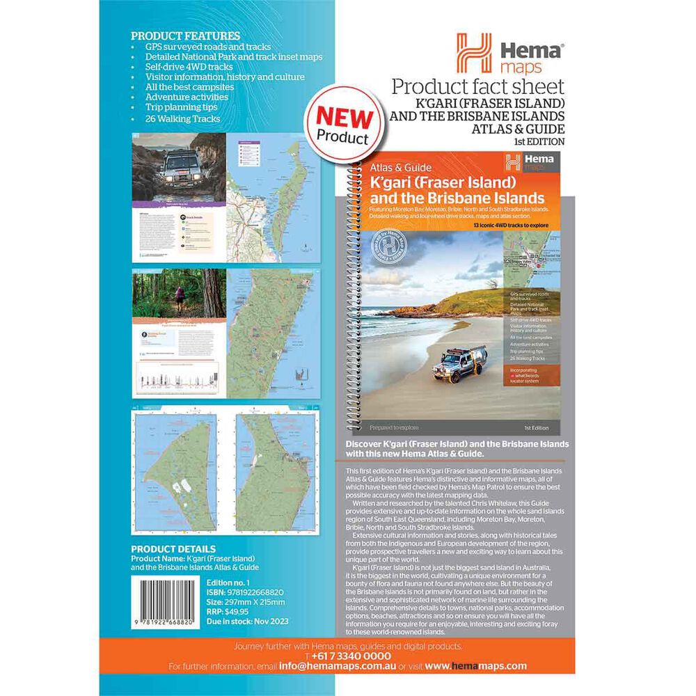 Hema K'gari (Fraser Island) Atlas & Guide – 1st Edition