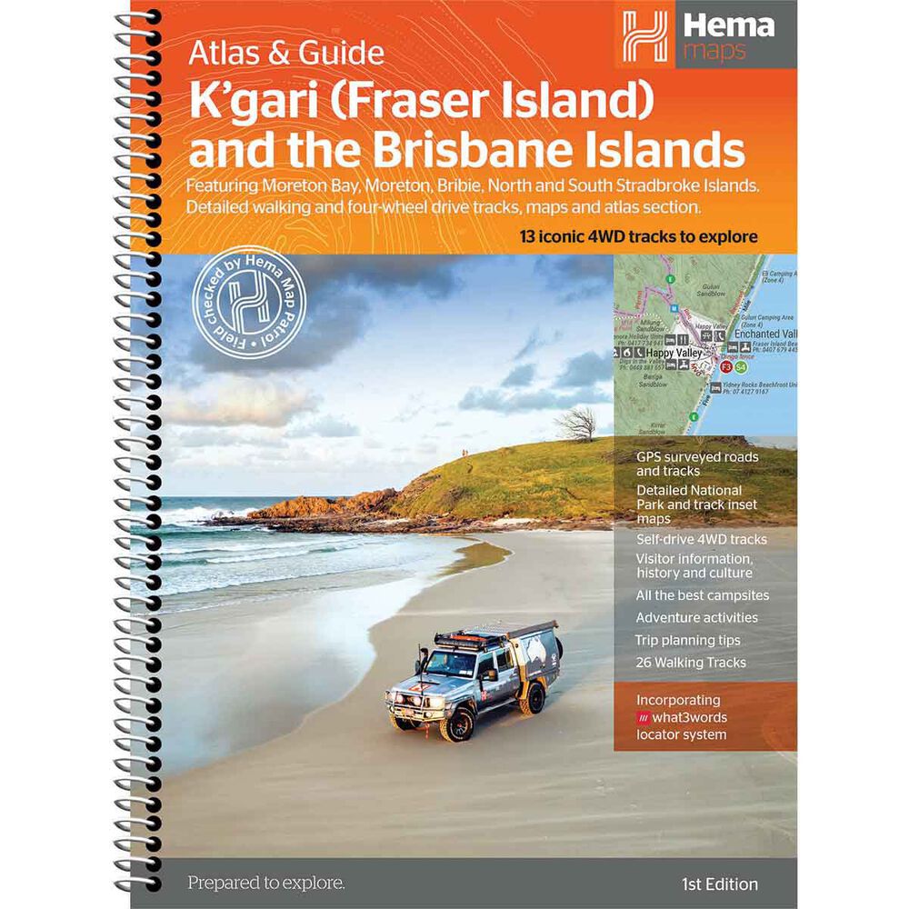 Hema K'gari (Fraser Island) Atlas & Guide – 1st Edition