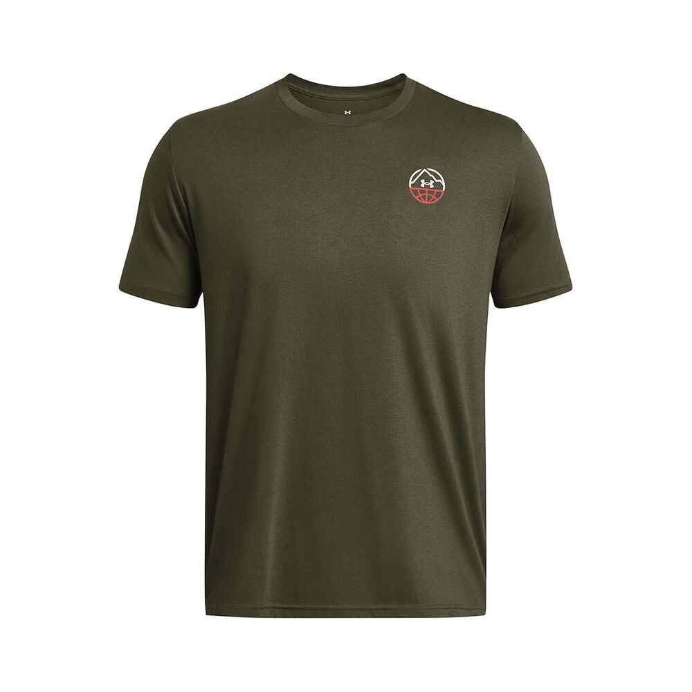 Under Armour Men's Outdoor Cube Short Sleeve Tee Green