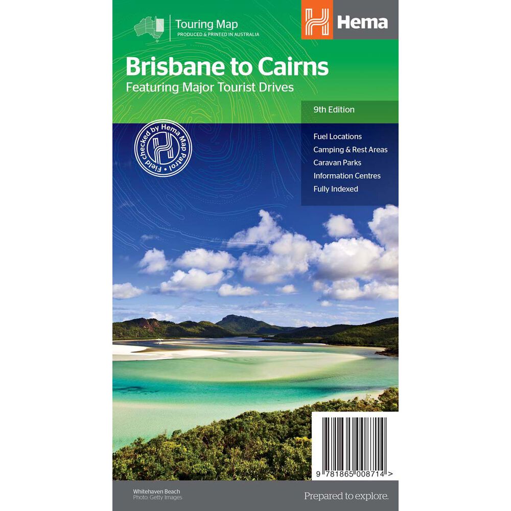 Hema Map Brisbane to Cairns Map