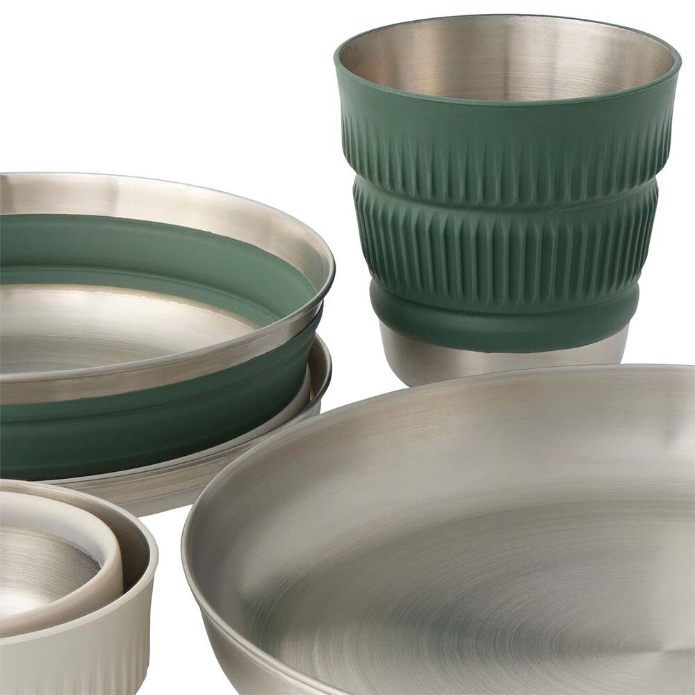 Sea to Summit Detour Collapsible Stainless Steel Dinner Set 2 Person 6 Piece