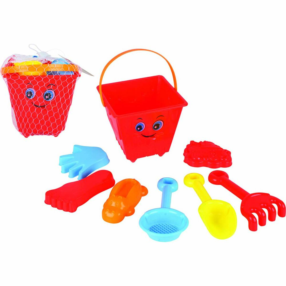 ACP Sand Castle Beach Bucket 8pce