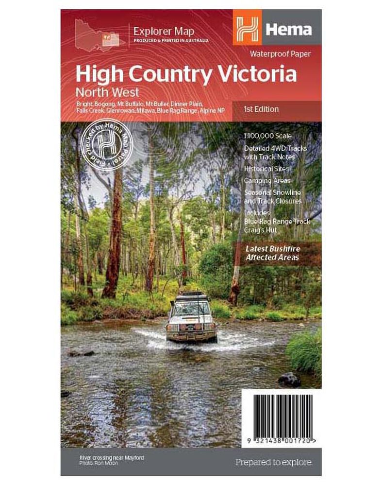 Hema High Country Vic - North West Map
