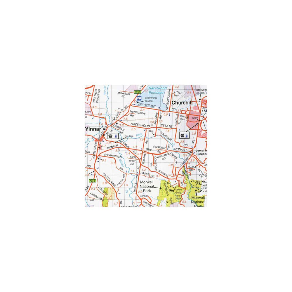 Hema Map Walhalla - Woods Point