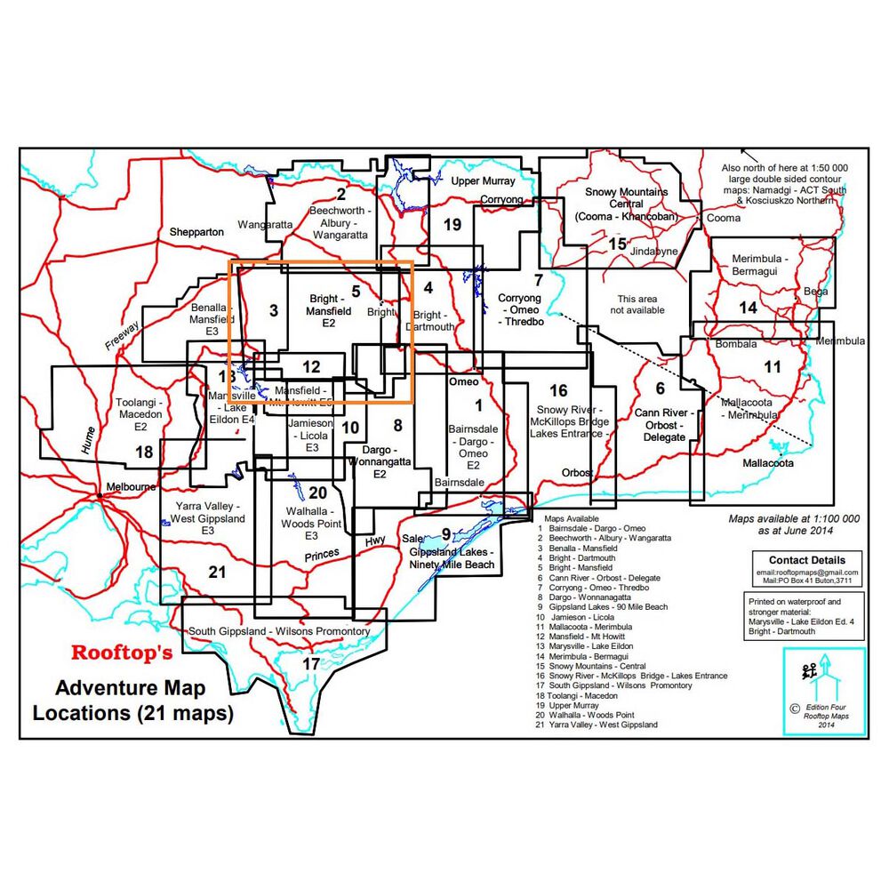 Hema Map Bright to Mansfield