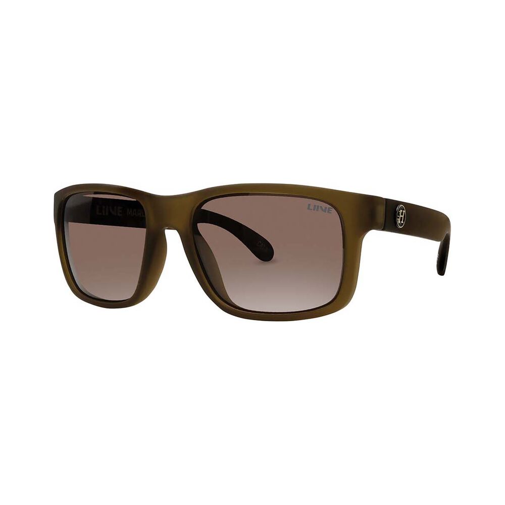 The Mad Hueys Men's Marlin Polarised Sunglasses Brown with Brown Lens