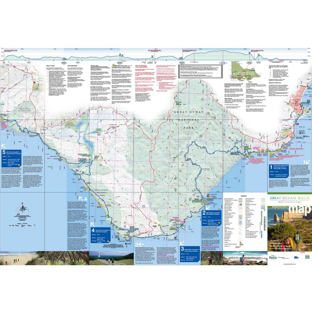 Meridian Maps Great Ocean Walk Map