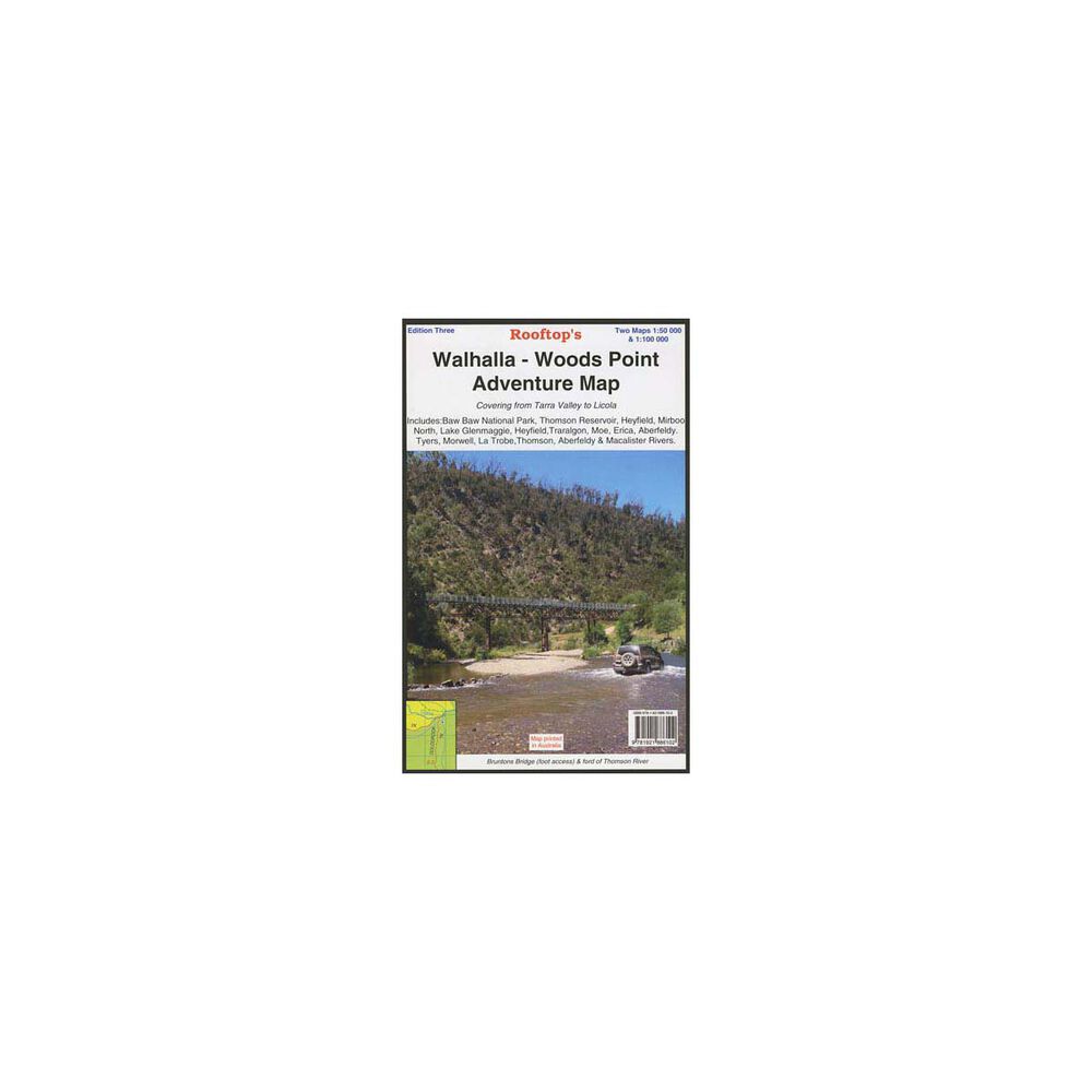 Hema Map Walhalla - Woods Point