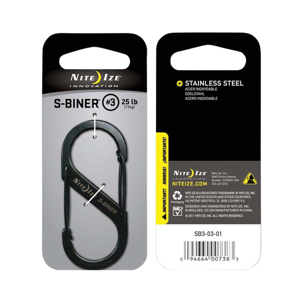 Nite Ize Steel Black S-Biner