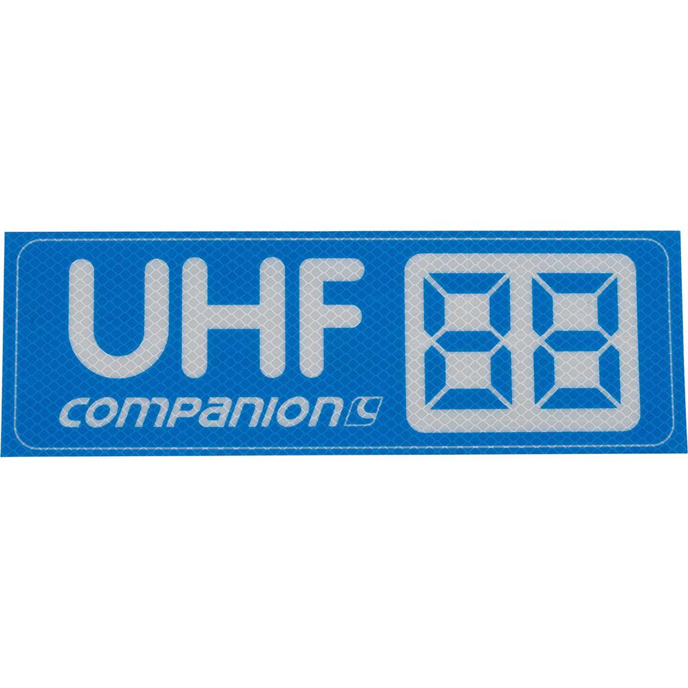 Companion UHF Channel Sticker 300x100mm