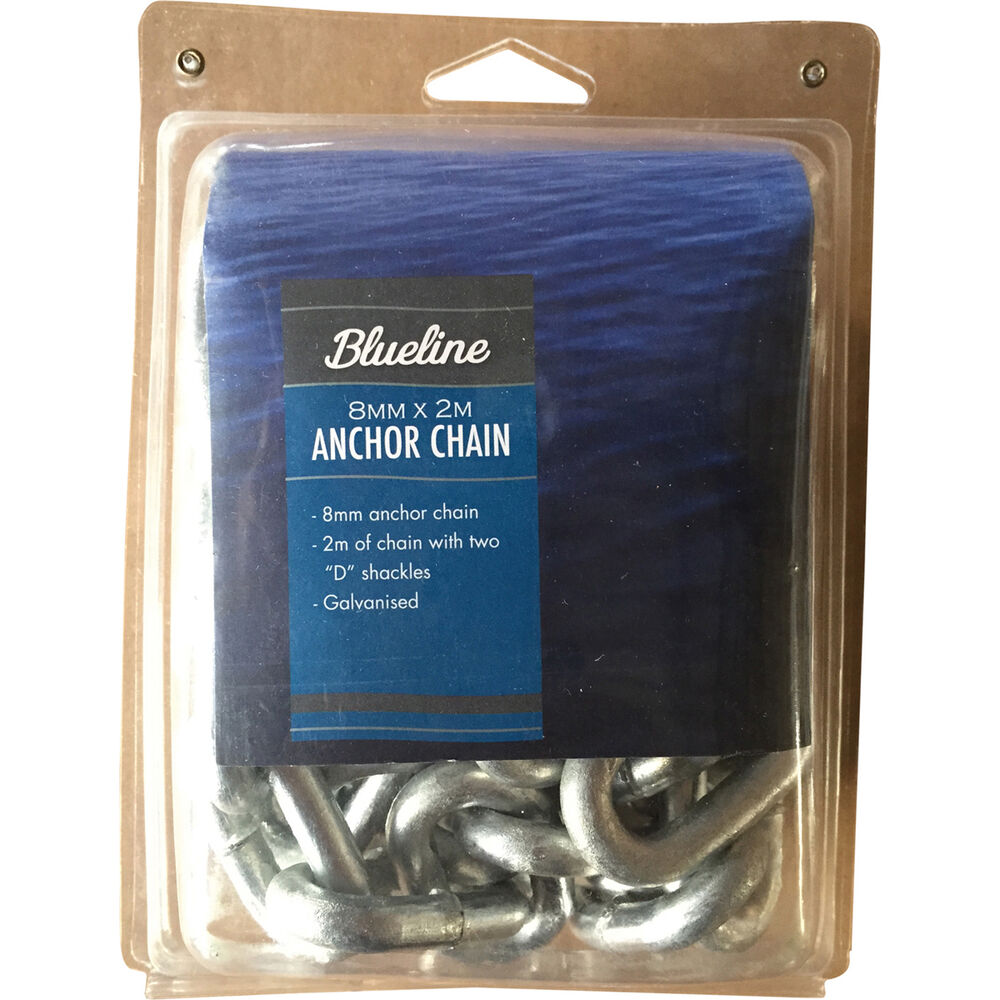Blueline Anchor Chain with Shackles