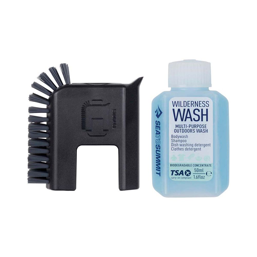 Sea to Summit Pot Scrubber and Wilderness Wash 50ml Pack