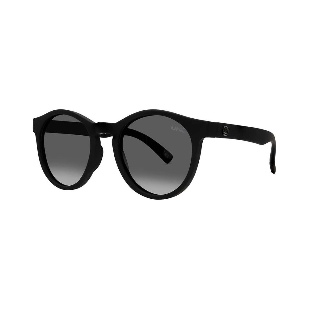 The Mad Hueys Men's Barra Polarised Sunglasses Matt Black with Grey Lens