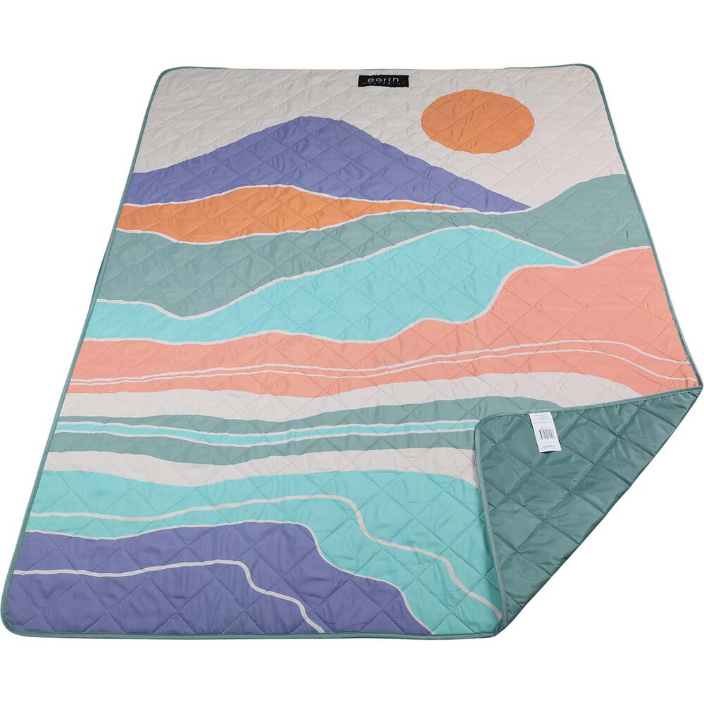 earth by Wanderer® Sunset Recycled Fabric Picnic Blanket