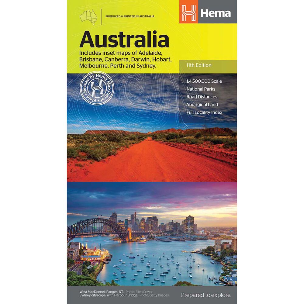 Hema Map Australia Large Map