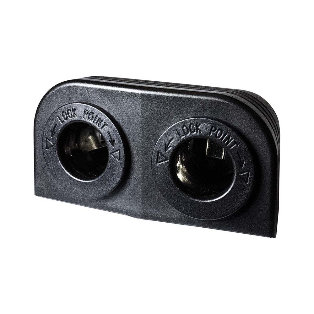 KT Cables 10A 12v Dual Cigarette Lighter Power Socket