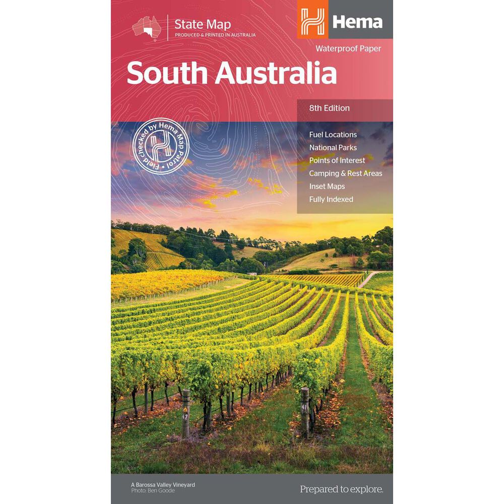 Hema South Australia State Map (8th Edition)