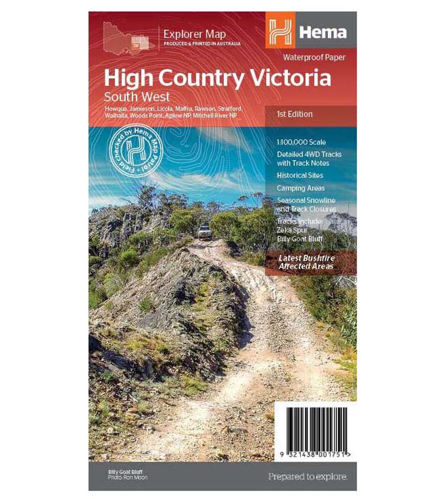 Hema High Country Vic - South West Map