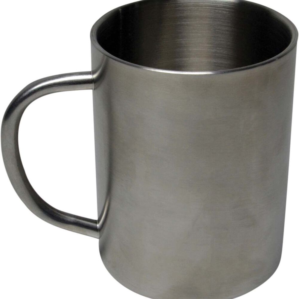Wanderer Stainless Steel Twin Wall Mug 400ml